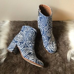 Indigo Rd Paisley Ankle Booties